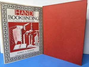 Hand Bookbinding a Manual of Instruction 1963 Illust Aldren Auld Watson 1st Ed - Picture 1 of 24