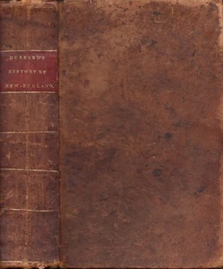 Rev William Hubbard / General History of New England From the Discovery 1815 - Imagen 1 de 2