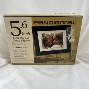 Pandigital 5.6 Inch LCD Digital Photo Frame 128MB No PC Required Open Box - Picture 1 of 4