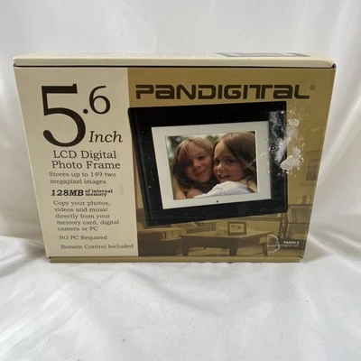 Pandigital 5.6 Inch LCD Digital Photo Frame 128MB No PC Required Open Box - Image 1 of 4