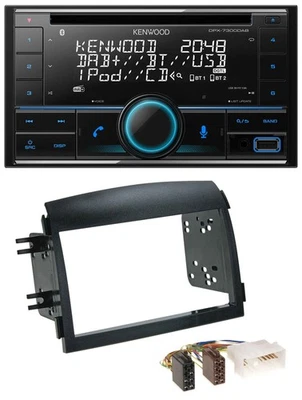 Kenwood CD 2DIN DAB USB MP3 Bluetooth Autoradio für Hyundai Sonata NF 2005-2008 - Bild 1 von 4