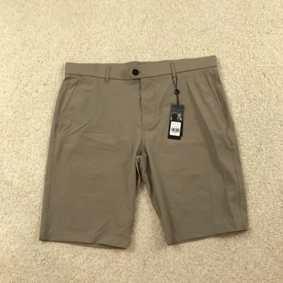 Pantalones Cortos de Golf Greyson Montauk Talla 36 Performance Riverstone Marrón Nuevos Foto 1 de 4