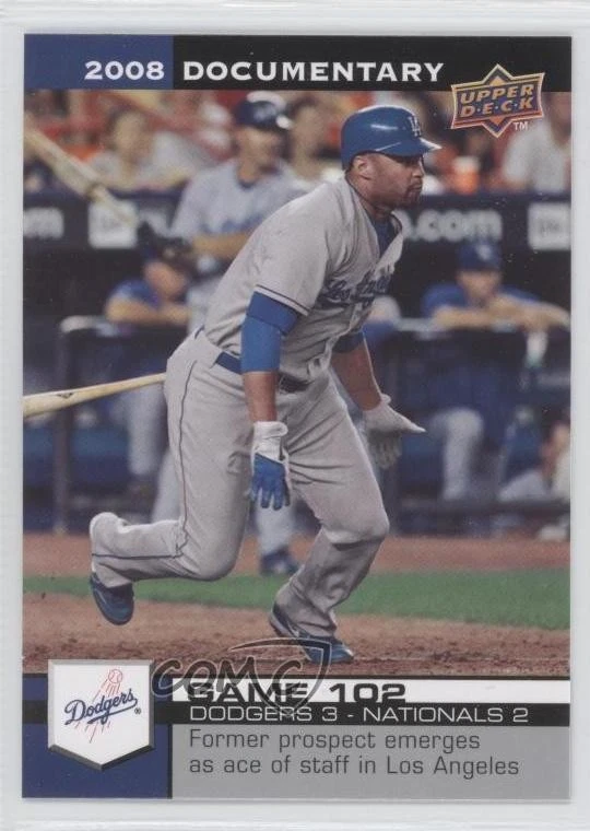 2008 Upper Deck Documentary Matt Kemp #3044 - Image 1 of 2