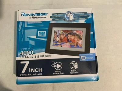 Panimage by Pandigital 7 Inch Digital Photo Frame4000 Pictures - Image 1 of 2