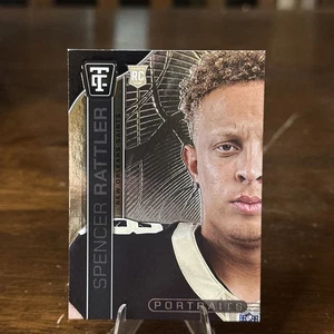 2024 Totally Certified 11 Spencer Rattler Rookie Portraits Mirror RC NFL Saints - Bild 1 von 2