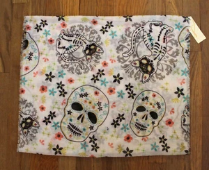 Nueva bufanda de Halloween Day of the Dead Skull Infinity Loop 21 X 36 #HS19 - Imagen 1 de 2
