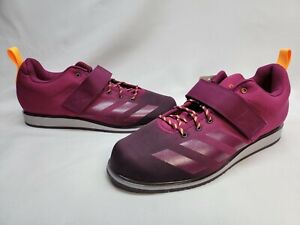 Adidas Powerlift 4 Weightlifting Athletic Shoes Men's Size 13 #FV6588 Burgundy