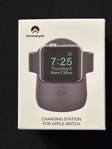 AHASTYLE Apple Watch Charger Stand (All Series) - Silicone Dock - Picture 1 of 9