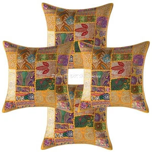 Pillow Cover Decorative Vintage Decor Car Sofa Cushion Case 16 x 16 in - Picture 1 of 6
