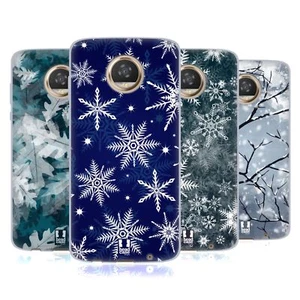 HEAD CASE DESIGNS WINTER PRINTS SOFT GEL CASE FOR MOTOROLA PHONES - Picture 1 of 11