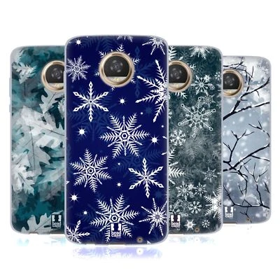 HEAD CASE DESIGNS WINTER PRINTS SOFT GEL CASE FOR MOTOROLA PHONES - Image 1 of 4