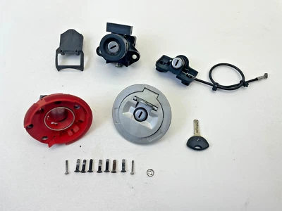 BMW R1100 R1100S 1999-2005 OEM Juego de bloqueo tapa de gas encendido llave de asiento Foto 1 de 4