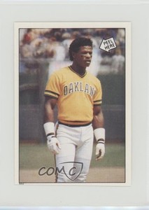 1985 Topps Album Stickers Rickey Henderson #321 HOF