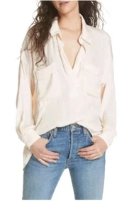 Camisa FREE PEOPLE Starry Dreams en Marfil Talla SP - Imagen 1 de 9