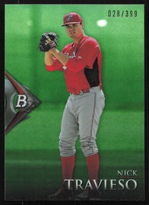 2014 Bowman Platinum #BPCP99 Nick Travieso     Cincinnati Reds Card