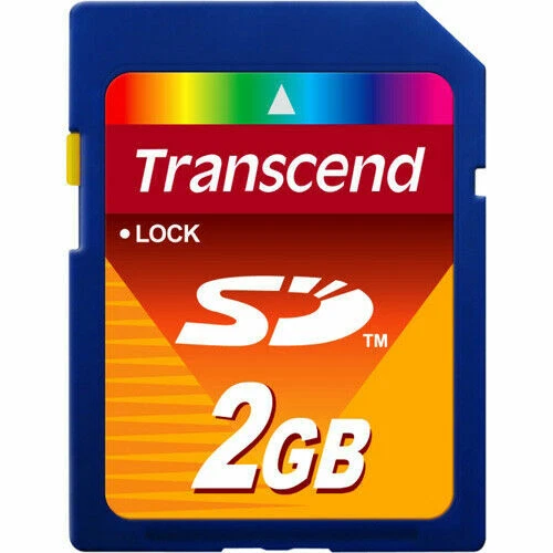Transcend 2GB SD Memory Card (TS2GSDC)