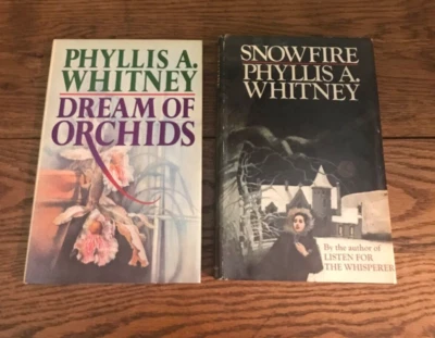 Phyllis A. Whitney Books Snowfire and Dream of Orchids Vintage HC with DJ - Image 1 of 4