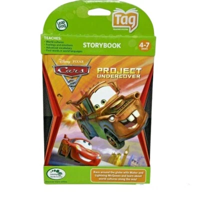LEAP FROG Learn to Read Tag Interactive Disney CARS Story Book 4-7yrs NEW - Image 1 of 2