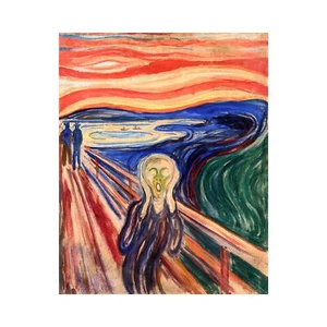 Edvard Munch, The Scream, 1910, Canvas Print, 24" x 30" + Border - Picture 1 of 10