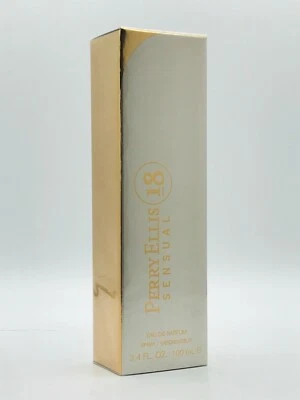 Perry Ellis Sensual 18 Mujer Perfume Spray 3.4 OZ 100 ml Nuevo En Caja Foto 1 de 3