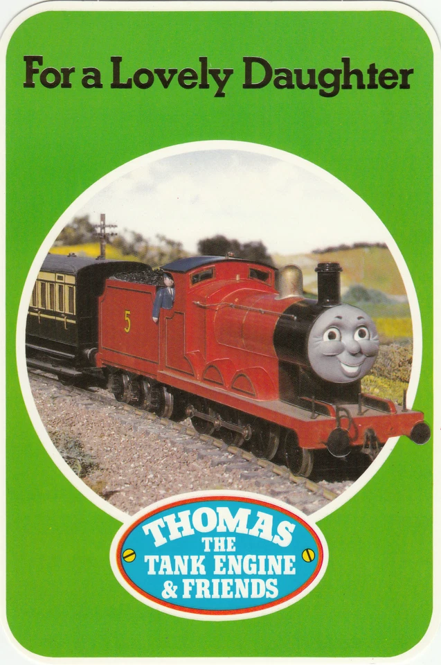 Daughter Happy Birthday Greeting Card Thomas The Tank Engine Red James Trains - Image 1 of 1