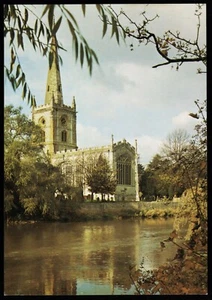 Holy Trinity Church Stratford upon Avon Warwickshire J. Arthur Dixon Postkarte - Bild 1 von 2