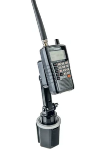 Soporte de taza Uniden BCD325P2 BC75XLT BC125AT Icom R6 Whister 1010 1040 montaje - Imagen 1 de 2