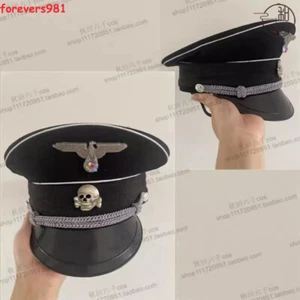 Sombrero de oficial alemán gorra militar accesorios de película cosplay utilería colección regalo - Imagen 1 de 11