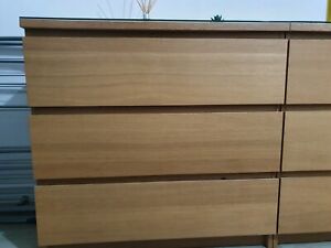 ikea malm chest of 3 drawers Pine