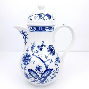 Teekanne Seltmann Weiden Friederike Alt Dresden blau ca. 23,5 cm hoch. Sehr Gut - Bild 1 von 5