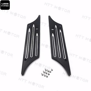 Fundas de cierre de alforja HTTMT para Harley Davidson Touring 1993-2013 par negro - Imagen 1 de 5