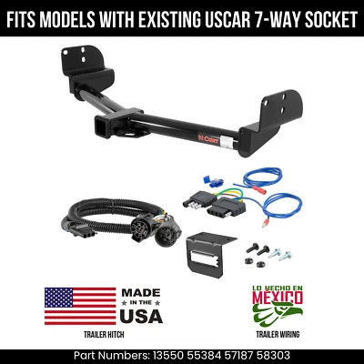 Enganche de remolque Lincoln Aviator 03-05 con cableado de 5 pines con correa de enchufe USCAR Foto 1 de 4