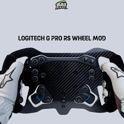 BRG Logitech G Pro Real Carbon Fiber Open Wheel Mod for RS Wheel Hub