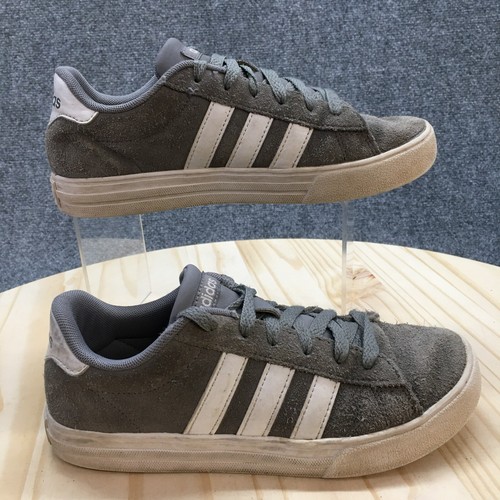Scarpe Adidas Gioventù 3 Giornaliere 2.0 Sneakers Grigie Punta Rotonda Logo Top Basso DB0640