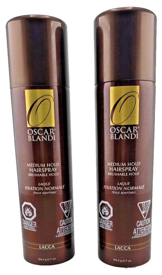 Oscar Blandi Medium Hold Hair Spray 7 oz Brushable Styling Product ( 2pc ) NEW - Image 1 of 3