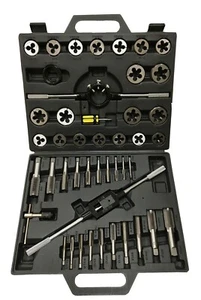 Juego de grifos y troqueles UNF UNC Kit de corte de rosca de acero de tungsteno con llaves de alta resistencia - Imagen 1 de 3