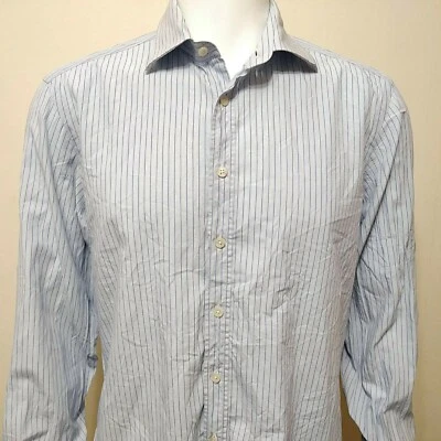 Vintage Men's Burberry London Classic Fit Cotton Double Cuff Sleeve Shirt 16/41 - Image 1 of 4