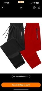 New Sport Solid Sweat Pants - Picture 1 of 18