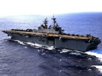 cd2 USS Boxer LHD-4 postcard US Navy amphibious assault ship warship