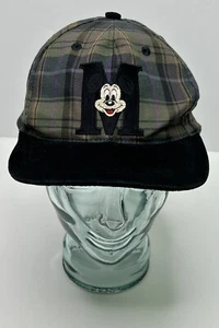 Cappello Baseball Walt Disney Topolino Berretto Regolabile Adulto Taglia Unica Plaid Vintage - Foto 1 di 11