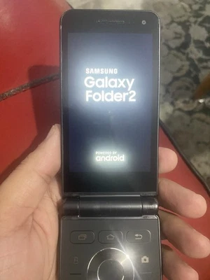 Samsung Galaxy Folder 2 SM-G160N- Unlocked- Rare 32GB variant-  - Image 1 of 4