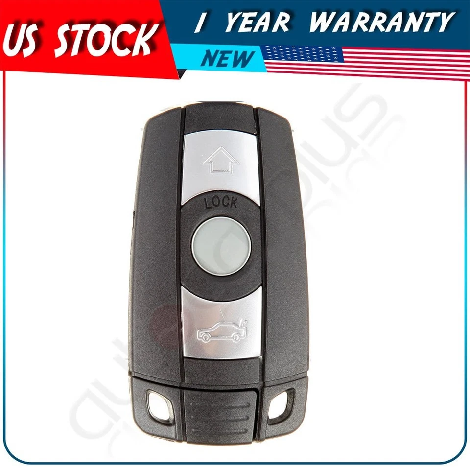 Remote Car Key Fob for BMW 328i 335i 2006 2007 2008 2009 2010 2011 3 Buttons - Image 1 of 4