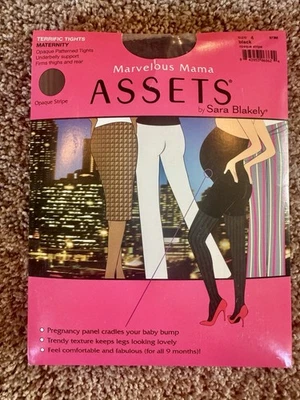 NEW Marvelous Mama Assets BY Sara Blakely SPANX Maternity Tights Black Size 4 - Image 1 of 4