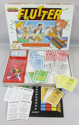 Vintage Flutter Stock Market Trading Boardgame Spears Games 1986 Vintage / Rare - Image 1 of 4