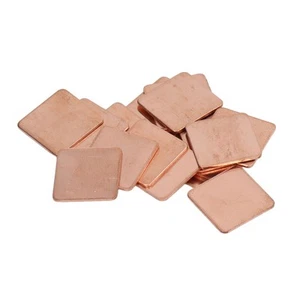 (20 * 20 * 1.0MM)100Pcs Pure Copper Heatsink With Storage Box High Thermal - Afbeelding 1 van 12