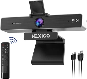 Nexigo Zoom Certified, N950P (Gen 2) 4K Zoomable Webcam, RF Remote, Sony_Starvis - Afbeelding 1 van 12