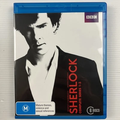 Sherlock Complete Series Blu-Ray Set Seasons 1 2 3 1-3 VGC - image 1 of 2