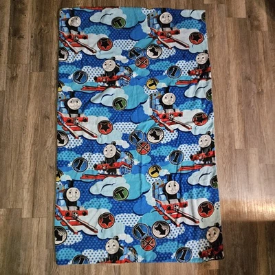 Homemade Thomas The Train Blanket/quilt Double Sided Kidcore Toddler - Image 1 of 4