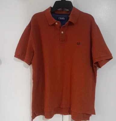 Polo de manga corta Chaps naranja quemado/óxido para hombre talla mediana Foto 1 de 4