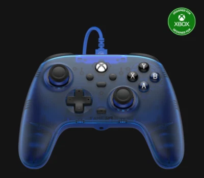 GameSir T7 Xbox Wired Controller 3.5mm Headphone Jack  - Crystal Blue - Image 1 of 4